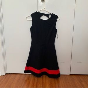 Black and Red Dress